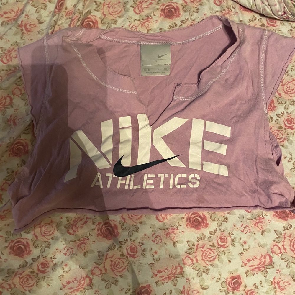 Nike notched crop top